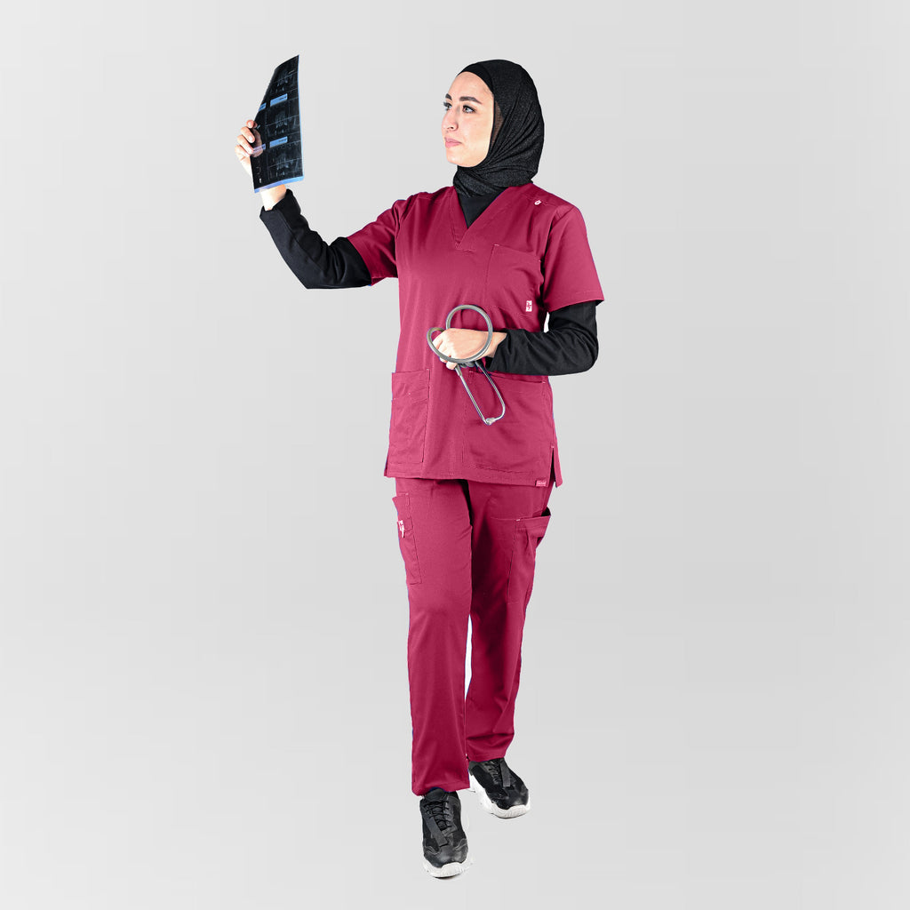 سكراب طبي مضاد للبكتيريا بقبة على شكل V - نانو (للجنسين)