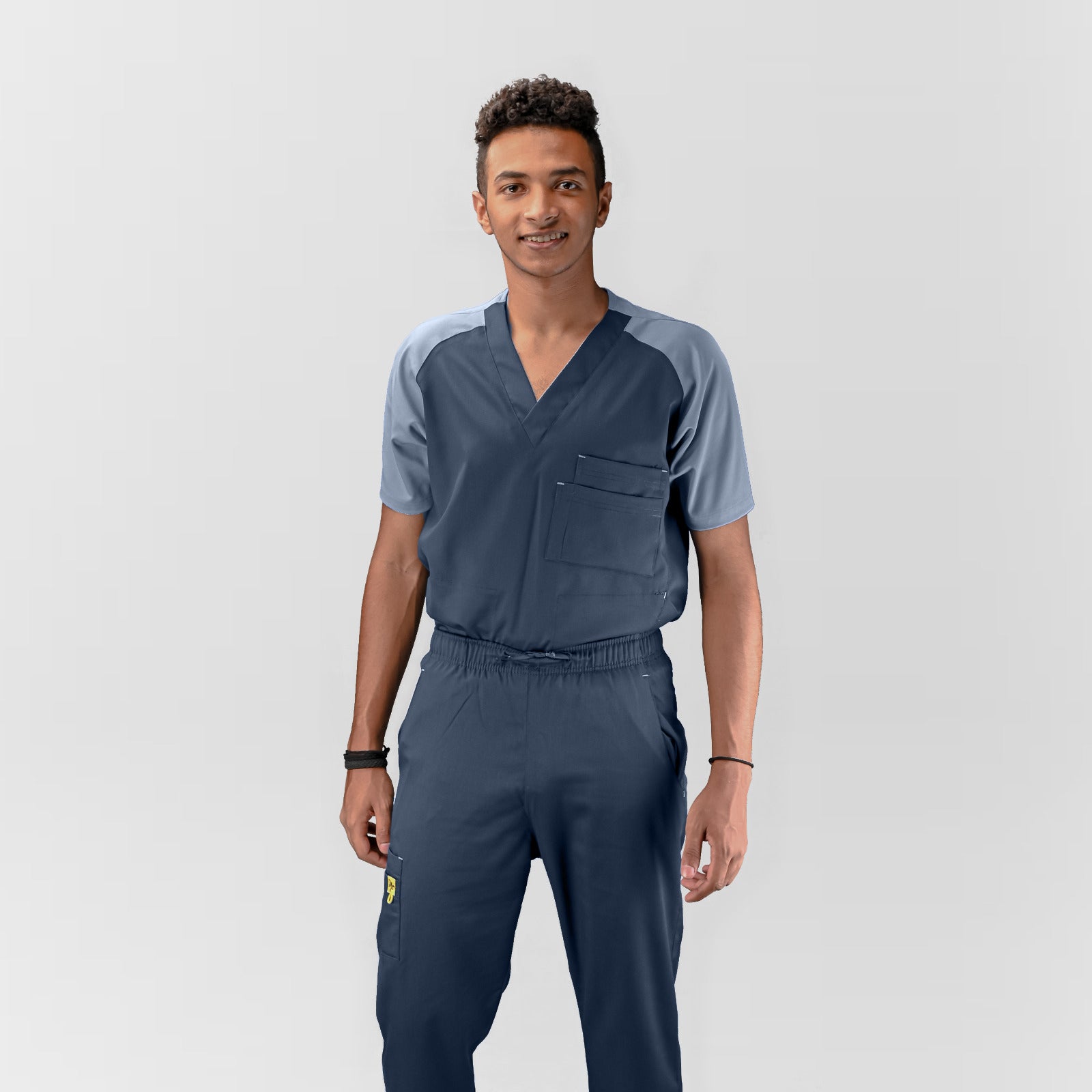 Medical Uniform-Anti Bacteria mixed color scrub for male (S.105)