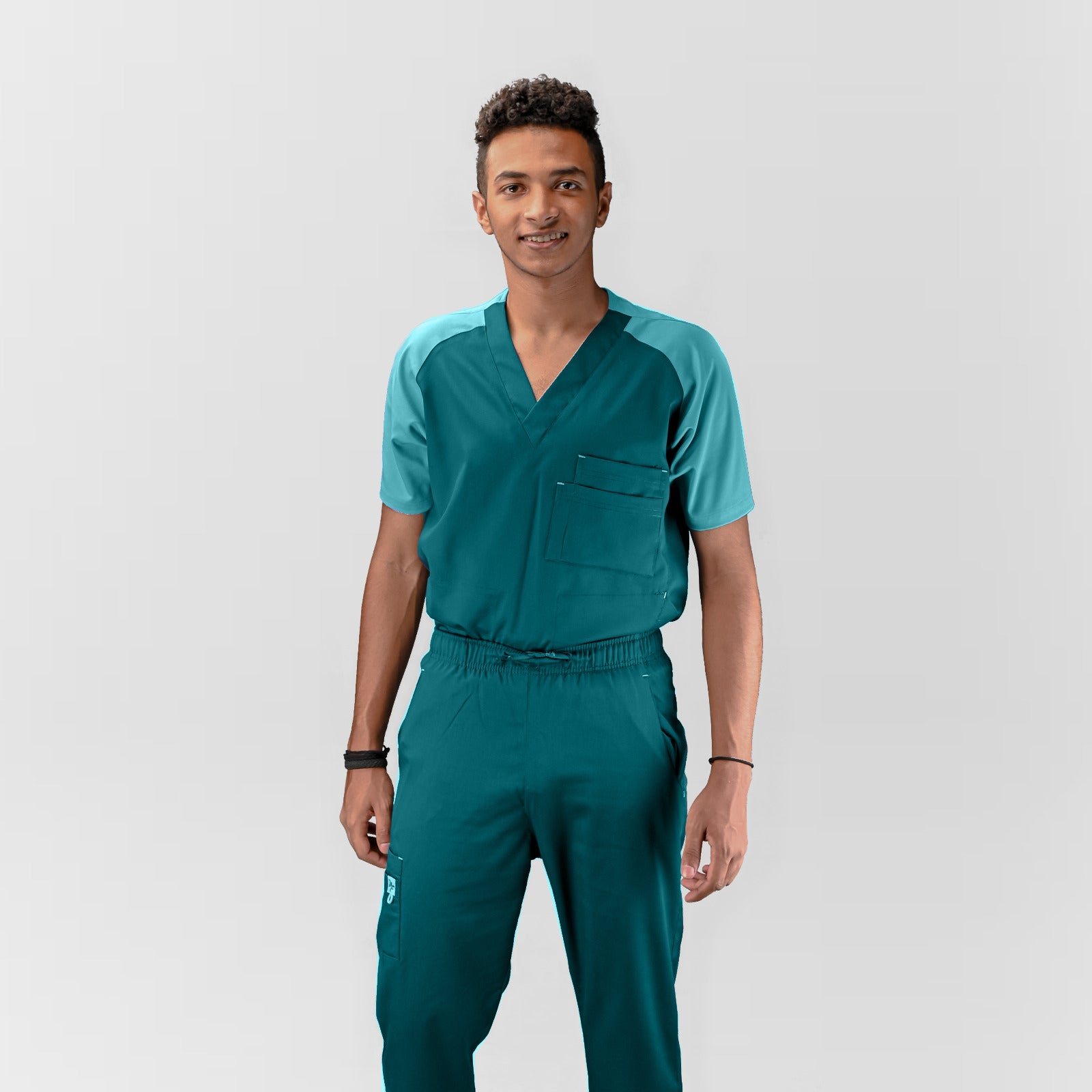 Medical Uniform-Anti Bacteria mixed color scrub for male (S.105)