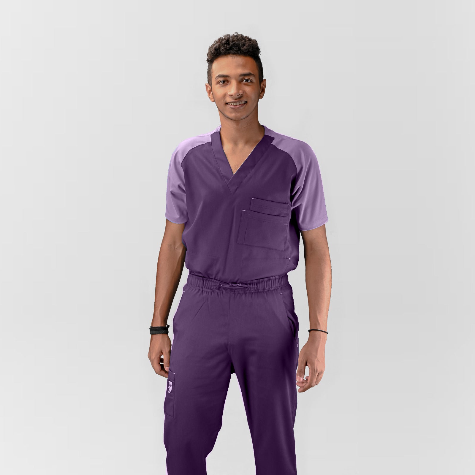 Medical Uniform-Anti Bacteria mixed color scrub for male (S.105)