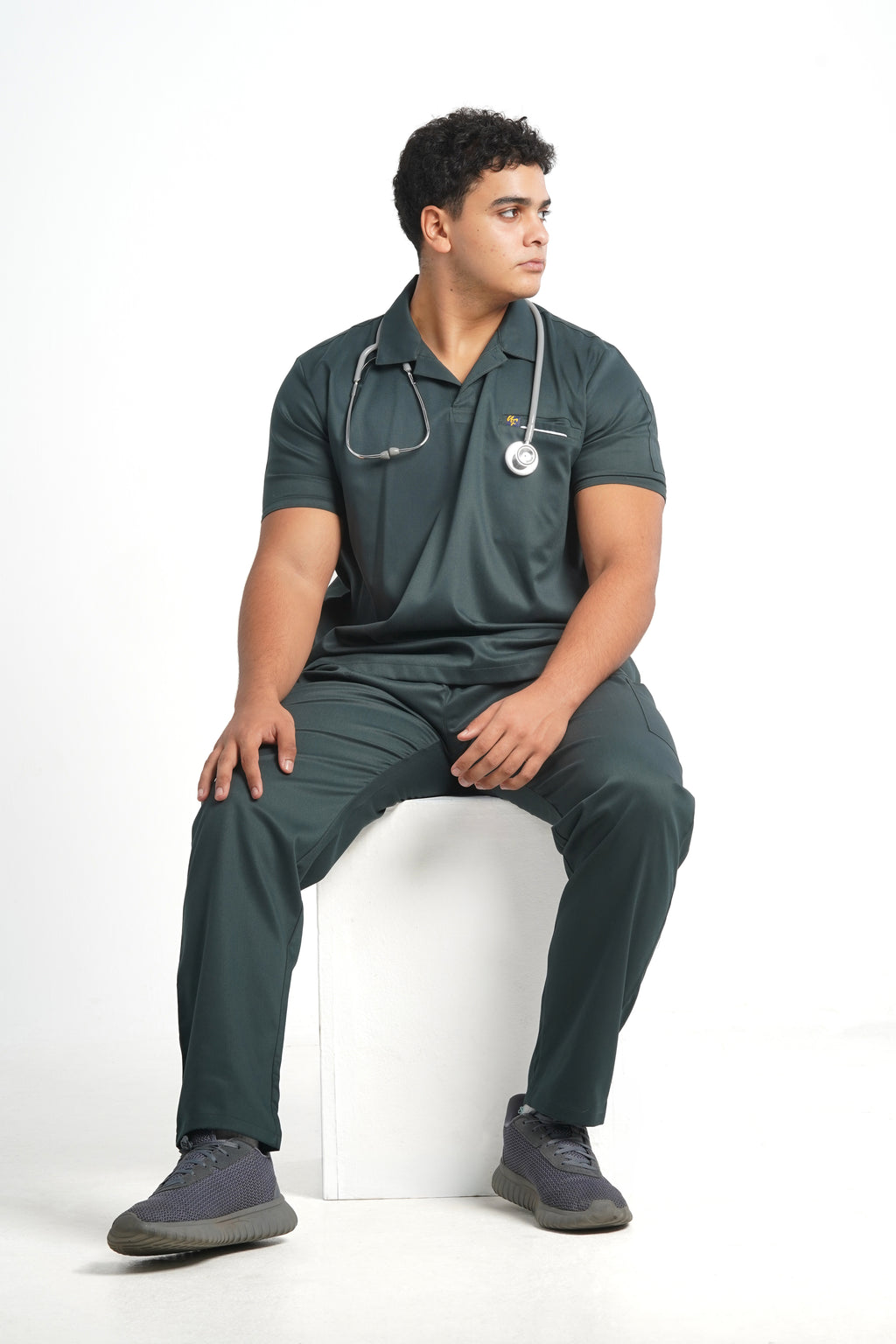 Men's Nano Polo Medical Scrub Set