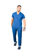 Unisex Linen Medical Scrub Set – Style S101 – transparent product image