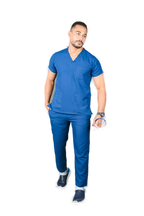 Unisex Linen Medical Scrub Set – Style S101 – transparent product image