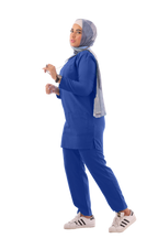 Women's Linen Medical Tunic – Style 205 – transparent product image