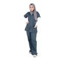 Women's Nano Anti-Bacterial Scrub Set – Style S216 – transparent product image