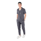 Men's Nano Anti-Bacterial Scrub Set – Style S103 – transparent product image