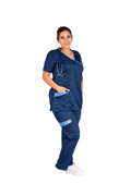 Women's Nano Anti-Bacterial Scrub Set – Style S209 – transparent product image