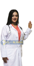 Women's Super Models Lab Coat – Style L205 – transparent product image