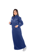 Women's Linen Medical Scrub Set with Skirt – Style 205 – transparent product image