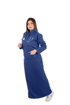 Women's Linen Medical Scrub Set with Skirt – Style 205 – transparent product image