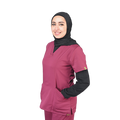 Women's Nano Anti-Bacterial Scrub Set – Style S215 – transparent product image