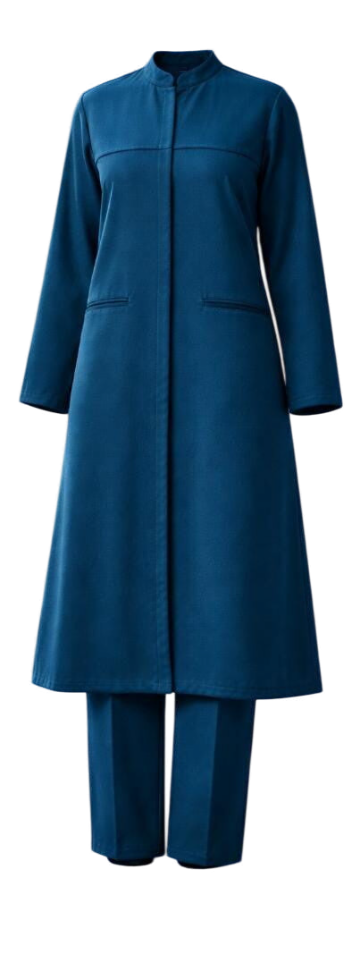 Rosaline Medical Jilbab – transparent product image